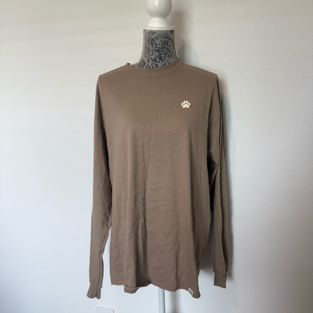 Simply Southern brown Long Sleeve Tee